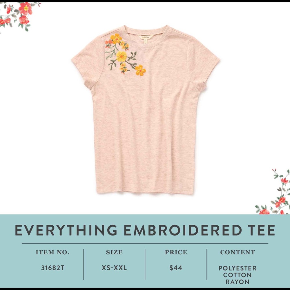 Matilda Jane everything embroidered tee